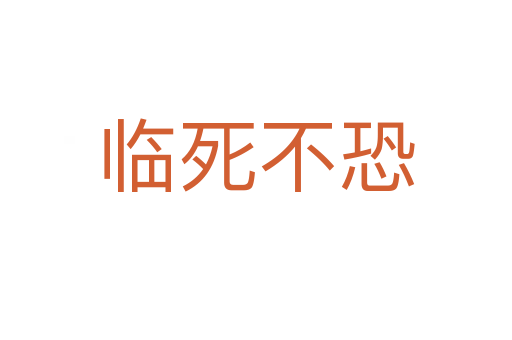 临   不恐