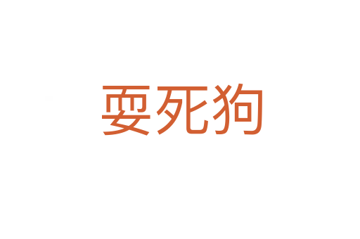 耍   狗